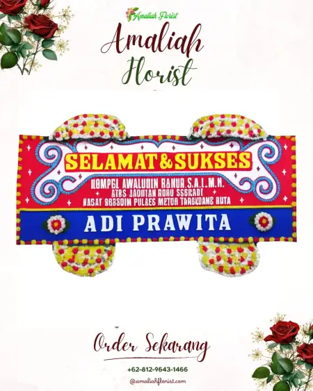 Papan Bunga Ucapan Selamat Suwawal